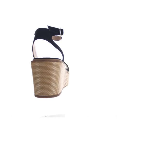 Steve Madden Womens Composed Black Ankle Strap Heels Size 10 Medium (B, M) - Picture 2 of 4